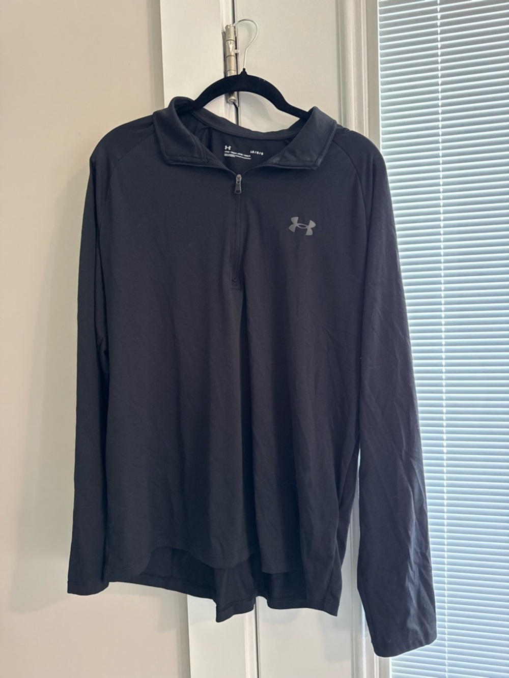 LG Black Full-Zip Athletic Pullover